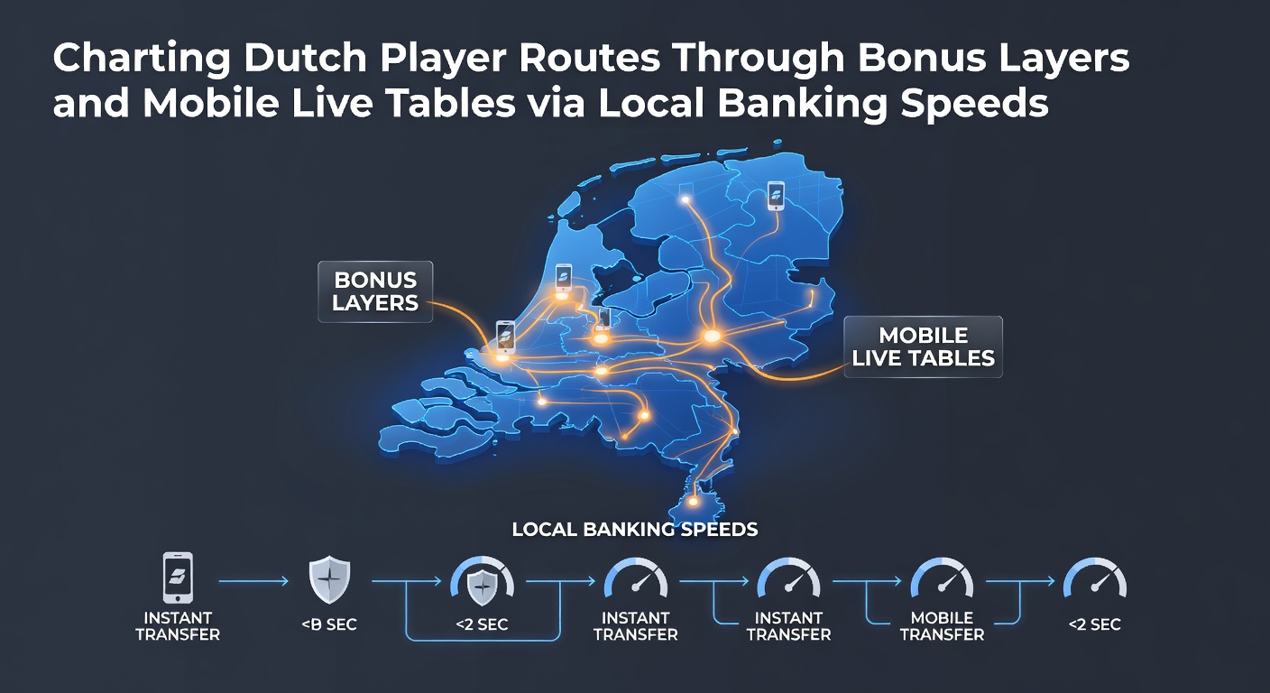 Overzicht van Nederlandse spelersroutes door bonusstructuren en mobiele live tafels met lokale bankoverschrijvingen