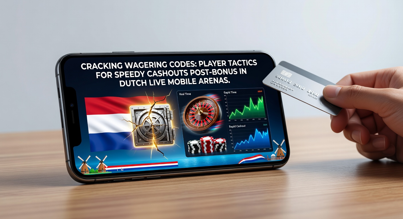 Speler aan mobiele live tafel met bonus en uitbetalingsscherm zichtbaar, typisch voor Nederlandse online casino's
