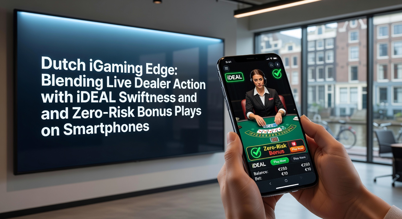 Live dealer blackjack tafels op een smartphone met iDEAL betaaloptie zichtbaar in Nederland