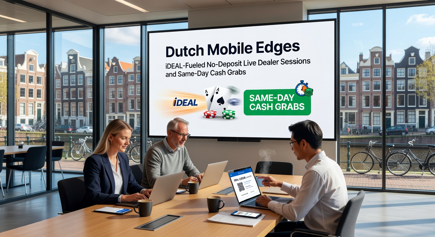 Grafiek met stijgende statistieken van mobiele live dealer gebruikers in Nederland, iDEAL transacties en same-day uitbetalingen in 2026