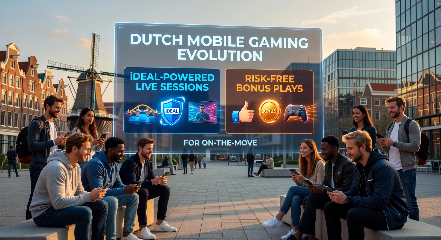 Live dealer roulette sessie op Nederlandse smartphone met iDEAL integratie en bonus acties