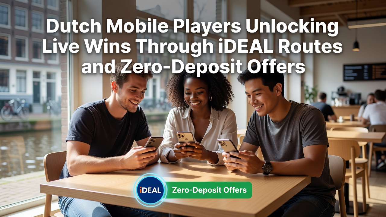 Nederlandse mobiele spelers die live casino spellen spelen met iDEAL betalingen en no-deposit bonussen op smartphones