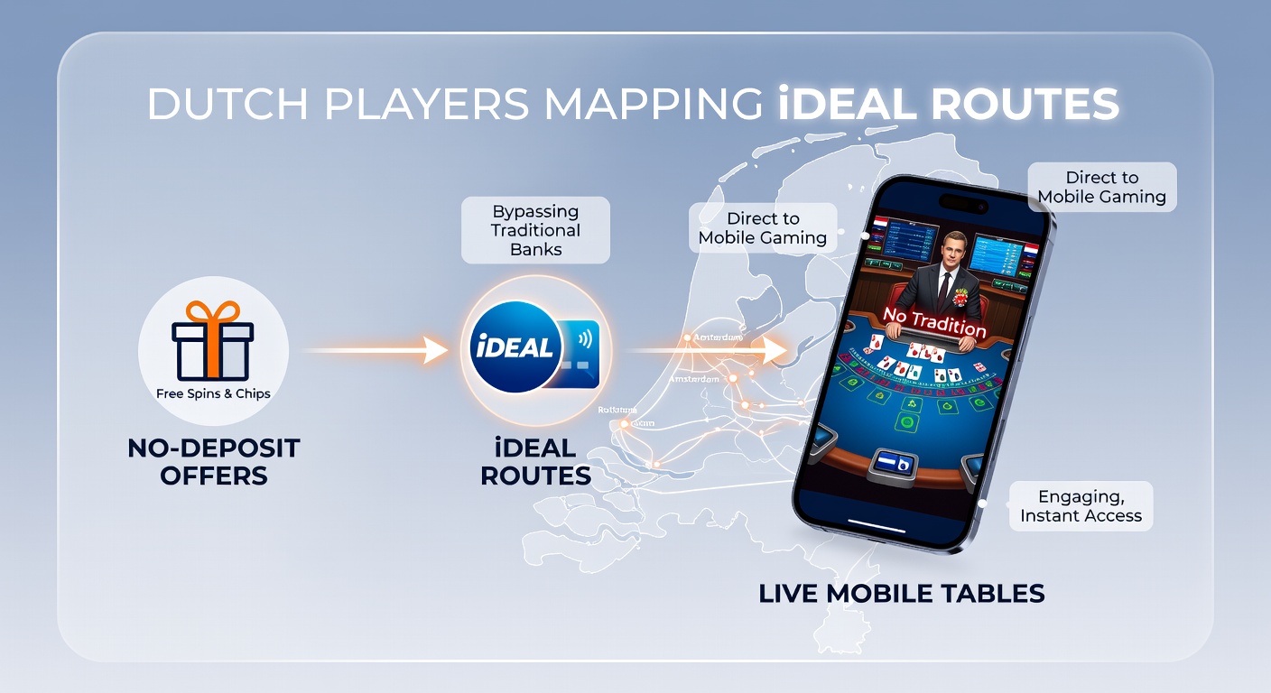 Live mobiele tafels met iDEAL integratie en no-deposit bonussen in Nederland