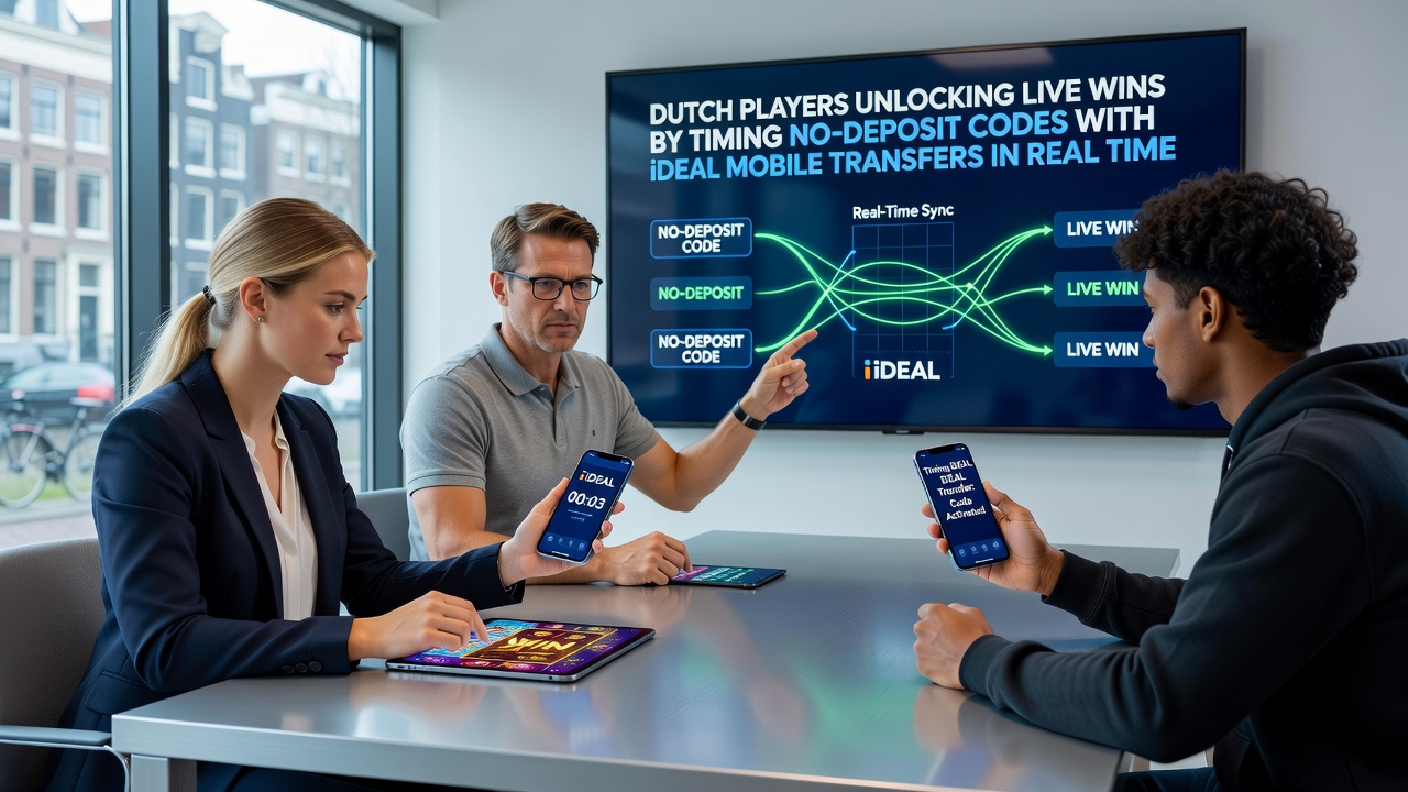 Nederlandse spelers gebruiken mobiele iDEAL transfers voor no-deposit codes in live casino sessies