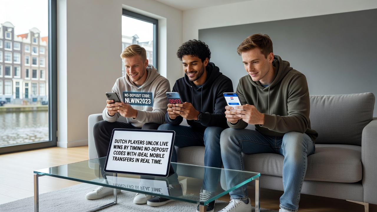 Realtime iDEAL mobiele betalingen gecombineerd met no-deposit codes voor live overwinningen