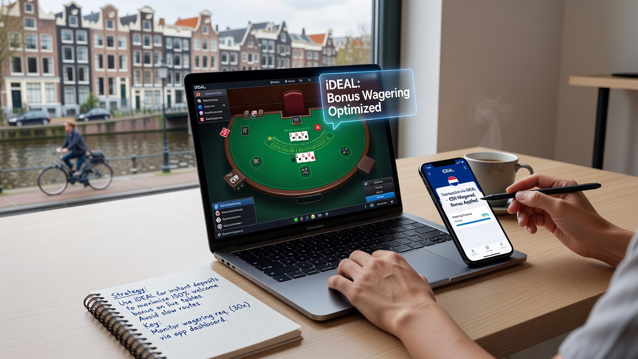 Mobiele iDEAL transacties tijdens live casino sessies op smartphones