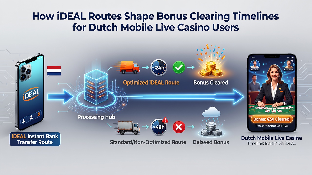 Mobiele live dealer sessies met iDEAL-verwerking op Nederlandse smartphones