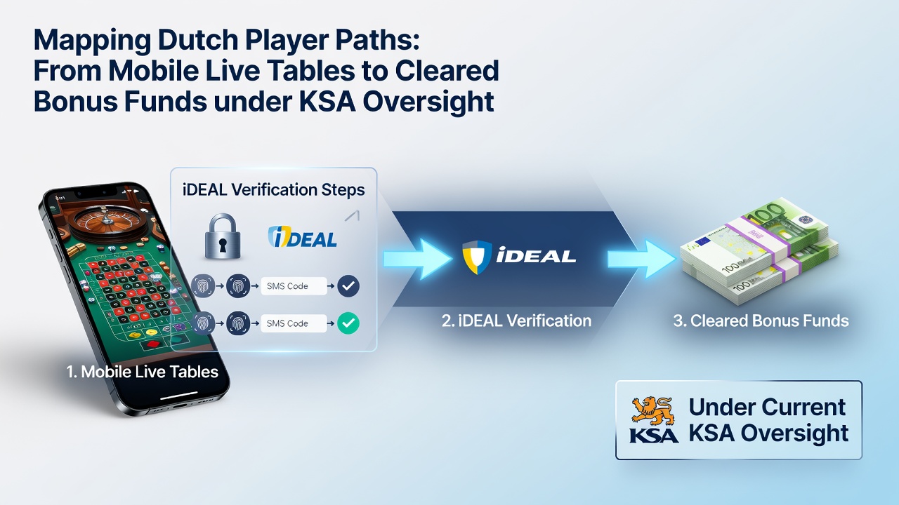 Overzicht van mobiele live dealer interfaces met iDEAL verificatiestappen in Nederlandse online casinos