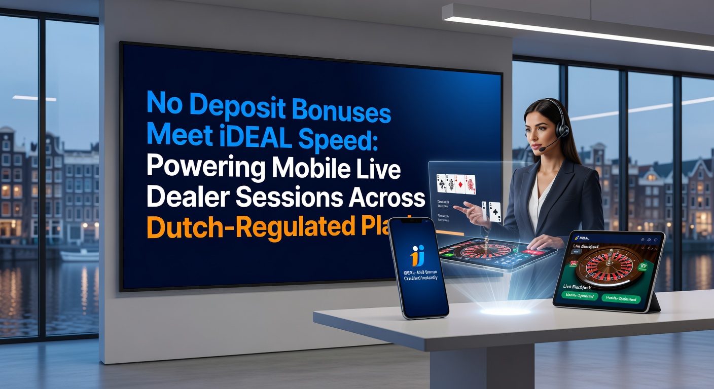 iDEAL betaalscherm op mobiel casino app tijdens live dealer roulette, met no deposit bonus geactiveerd en snelle transactie bevestigd