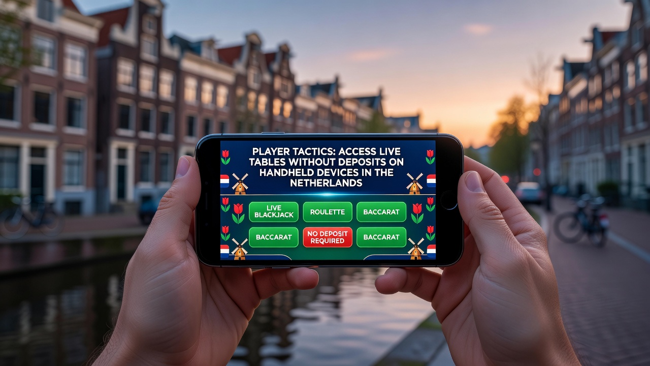 Spelers die live casino tafels benaderen op mobiele apparaten zonder storting in Nederland